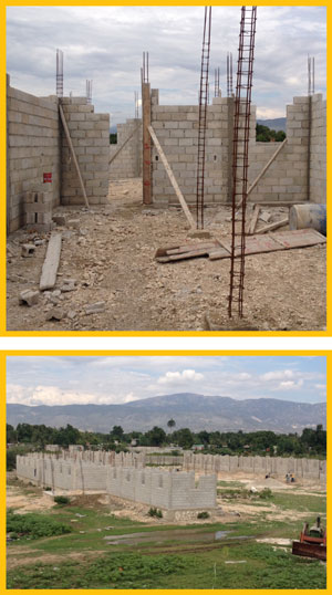 orphanage walls are going up